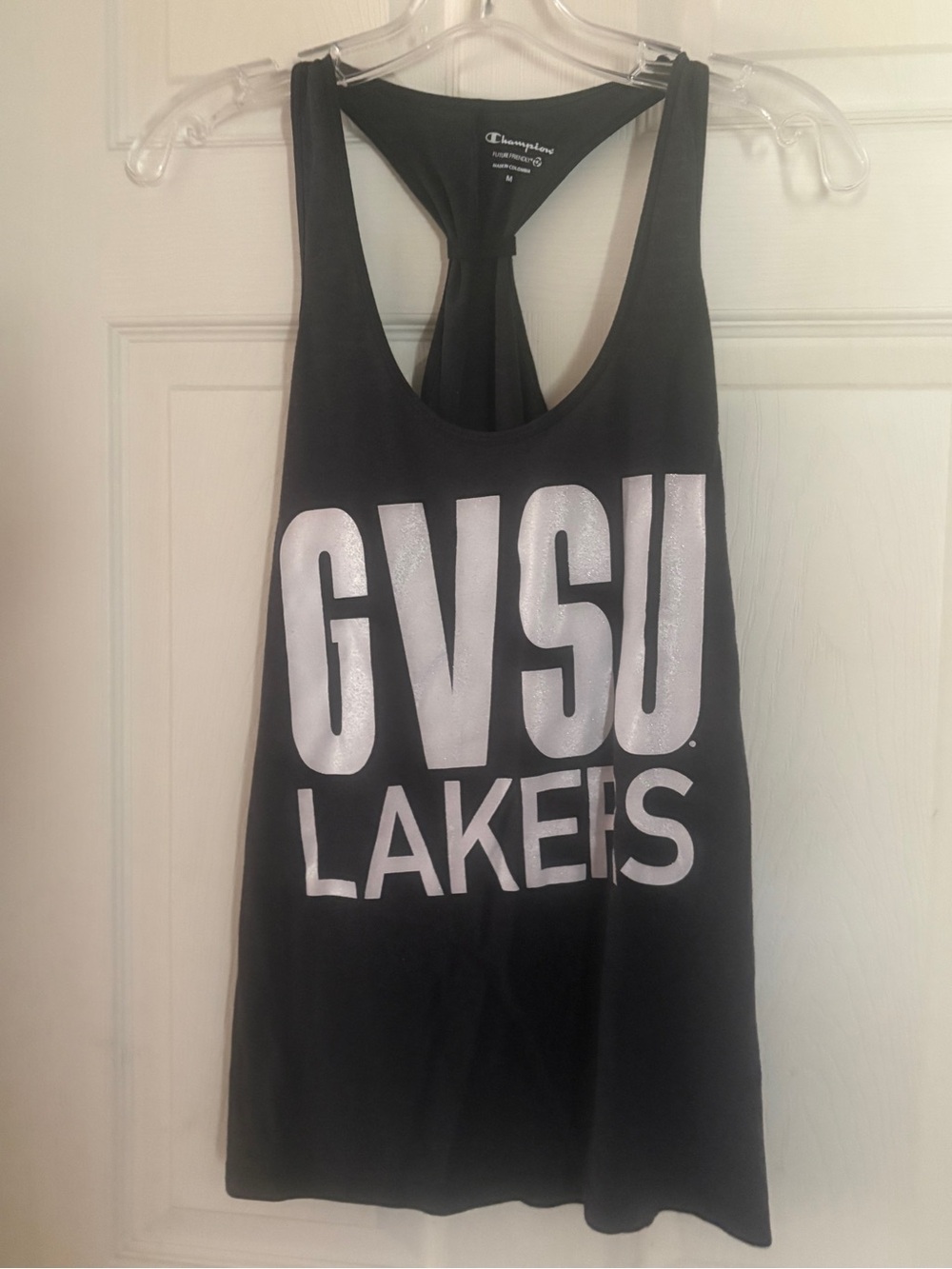 Black GVSU Lakers Racerback Tank Top